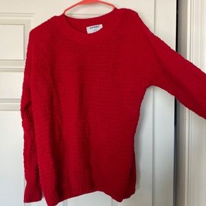 Red sweater